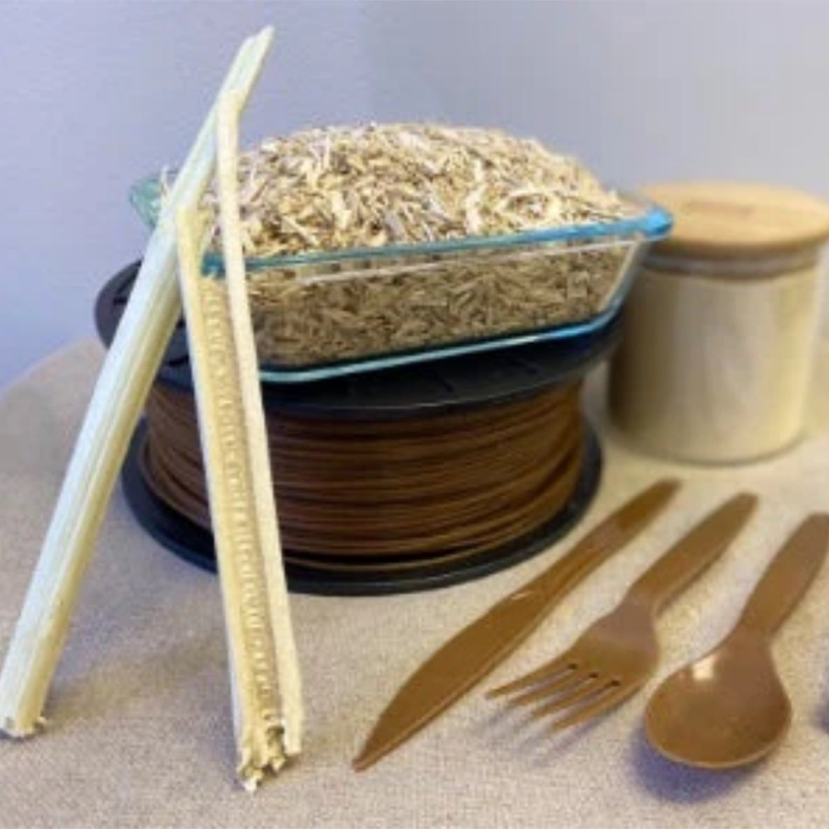 Hurd for Bioplastics