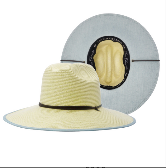 Hemp Toyo Straw Beach Hat