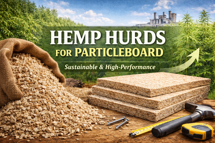 Hemp Hurds for Particleboard