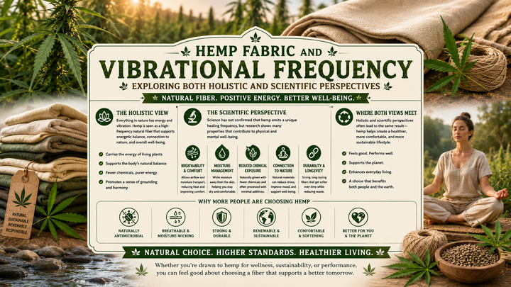 Hemp Fabric and Vibrational Frequency: Exploring Both Holistic and Scientific Perspectives