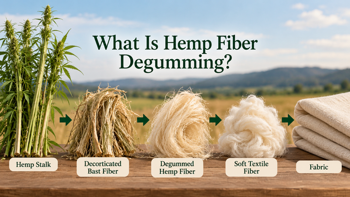 What Is Hemp Fiber Degumming? From Bast Fiber to Soft, Spinnable Textile Fiber