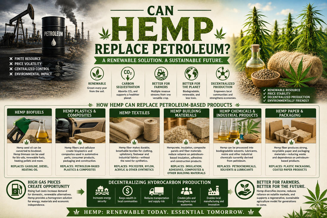 Can Hemp Replace Petroleum? Exploring the Opportunity for Renewable Hemp-Based Products