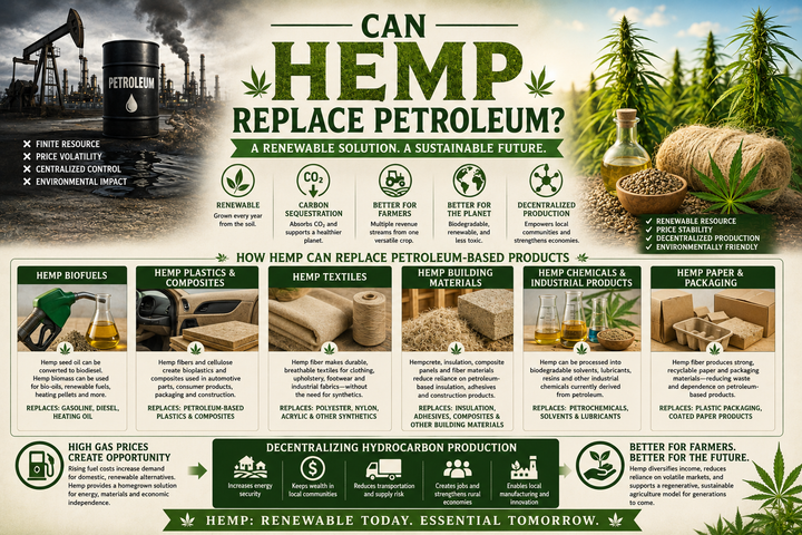 Can Hemp Replace Petroleum? Exploring the Opportunity for Renewable Hemp-Based Products