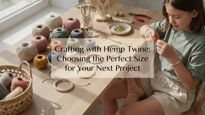 Crafting with Hemp Twine: Choosing the Perfect Size for Your Next Project