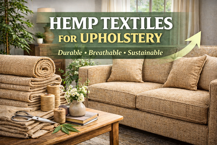 Hemp Textiles for Upholstery: Durable, Sustainable, and Built to Last