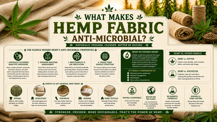 What Makes Hemp Fabric Antimicrobial?