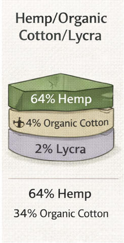 Hemp/Organic Cotton/Lycra