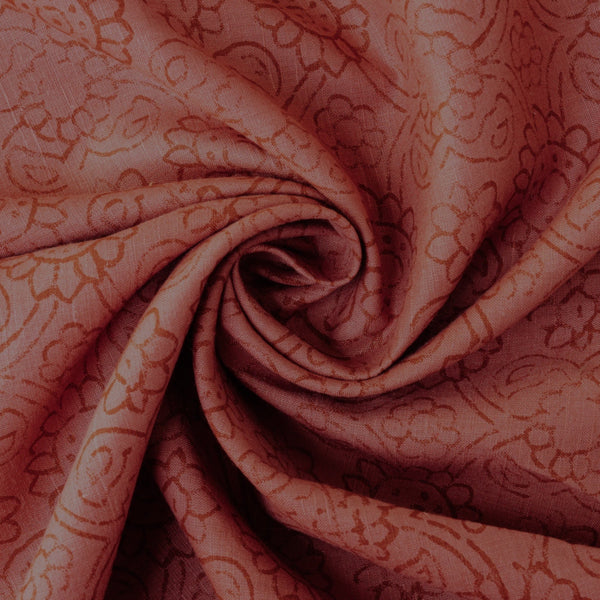 ORDER#: 12: 4 in. X 4 in. Single Swatch Sample - Rouge/Paprika Hemp/Silk