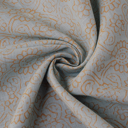 ORDER#: 16: 4 in. X 4 in. Single Swatch Sample - Pale Blue/Straw Hemp/Raw Silk