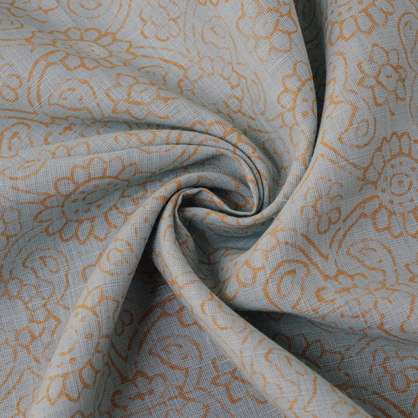 ORDER#: 16: 4 in. X 4 in. Single Swatch Sample - Pale Blue/Straw Hemp/Raw Silk