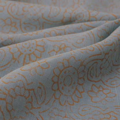 16 Pale Blue/Straw Hemp/Raw Silk