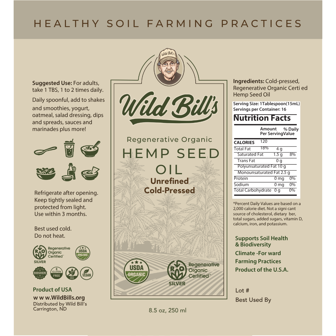 Hemp Seed Oil, ROC