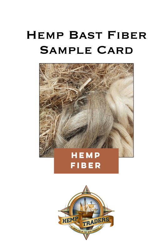 ORDER#: SPF Hemp Bast Fiber Sample Card
