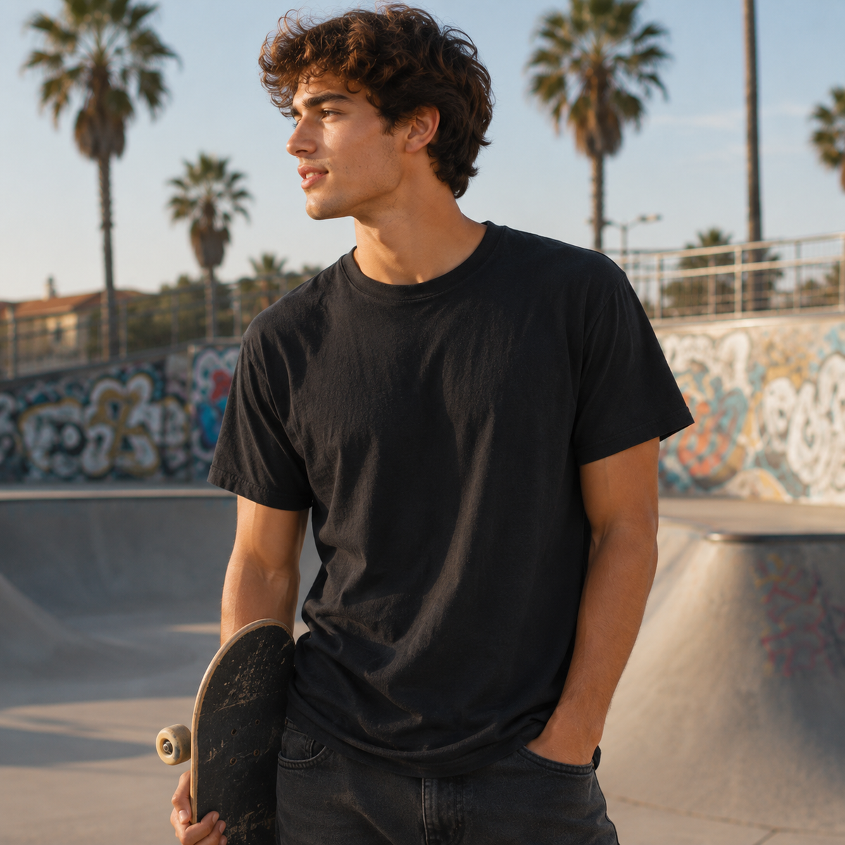 ORDER#: CA-K1B-BLK 55% Hemp, 45% Organic Cotton Jersey, Black - Weight: 6.5 oz Width: 62"