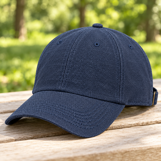 ORDER#: CT-C18-NAVY 100% Hemp Canvas, Navy Blue - Weight: 16.5 oz. Width: 58"