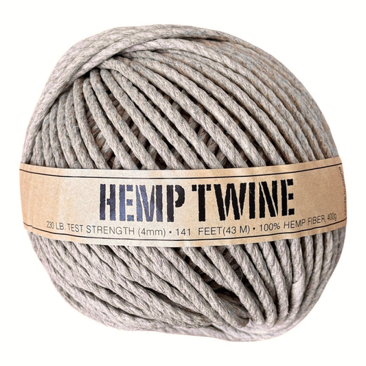ORDER#: TWINEBALL-4MM 100% Hemp Twine, 4mm