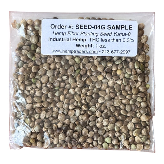 ORDER#: SEED-04E Han-J6 Chinese Fiber/Grain Planting Seed, Sample 1 oz.