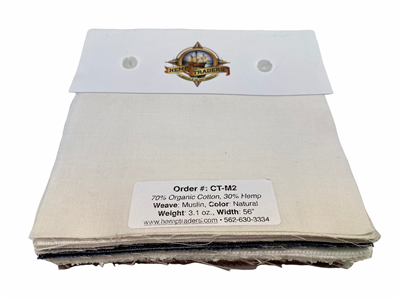 ORDER#: SPL-W Hemp Fabric Swatch Book, Wovens