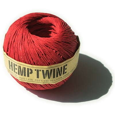 ORDER#: TWINEBALL-1MM-DYED 100% Hemp Twine, 1mm, Dyed
