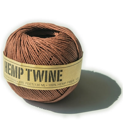 ORDER#: TWINEBALL-1MM-DYED 100% Hemp Twine, 1mm, Dyed