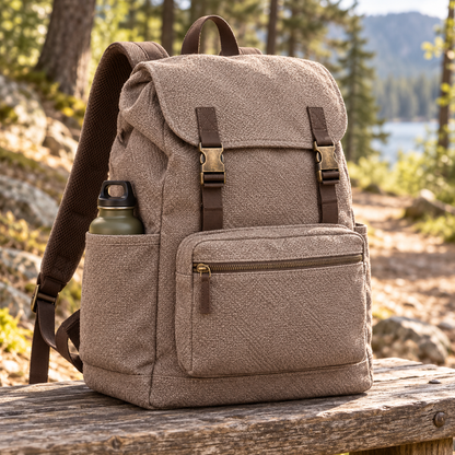 ORDER#: H-C20-FLAW:  100% Hemp Canvas, Taupe - Weight: 20 oz. Width: 60" Flawed