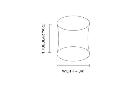 ORDER#: CA-FT1B 55% Hemp, 45% Organic Cotton French Terry - Weight: 9.7 oz. Width: 34" Tube