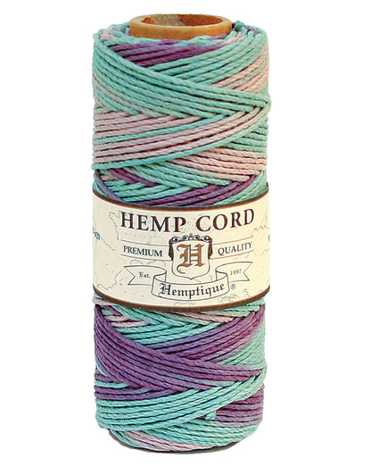 #20 (1mm) Variegated Hemp Cord Spools