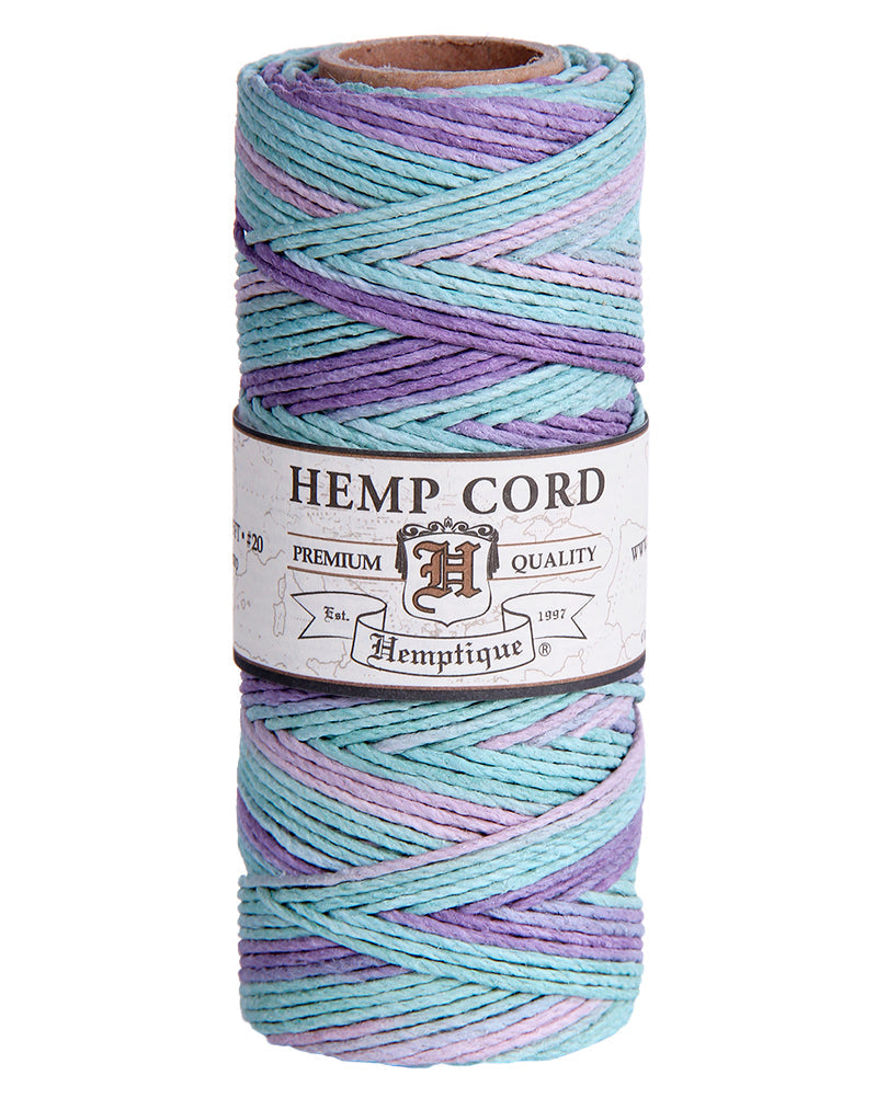 #20 (1mm) Variegated Hemp Cord Spools