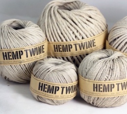 Factory Supply Raw 3 Strands Colored Hemp String Hemp Twine